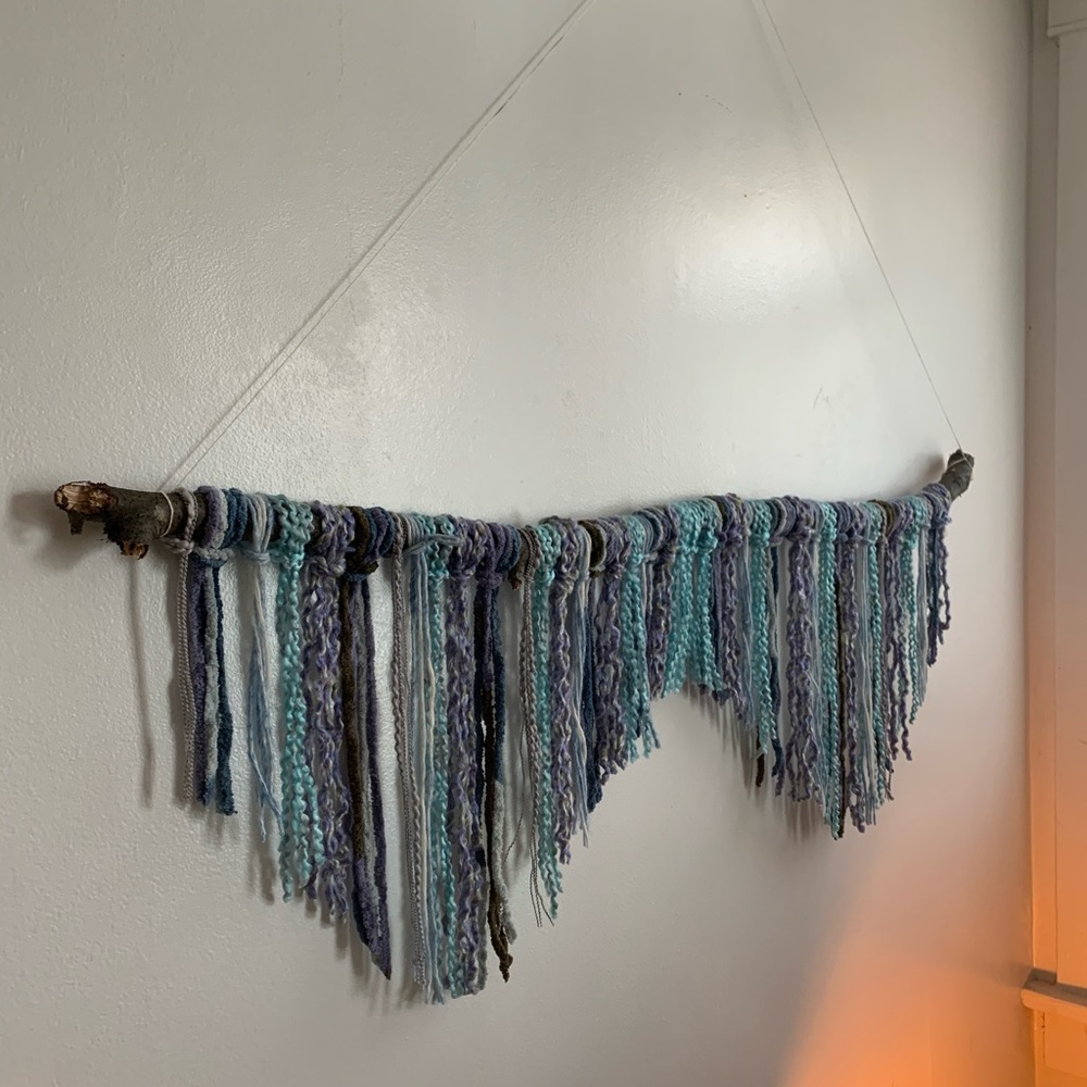 Homemade boho wall decor